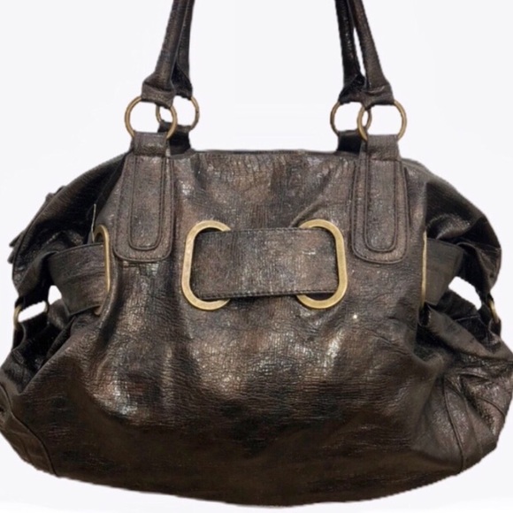 🛑BOGO 1/2 🆕Oversized Adjustable Antique Gold Bag - Picture 7 of 7